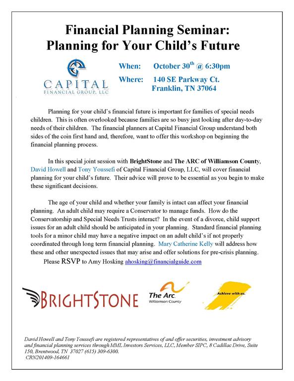 FINANCIAL PLANNING SEMINAR financial planning seminar: